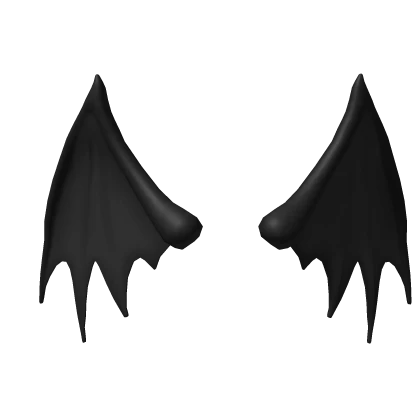 Black Scalie Dragon Wings