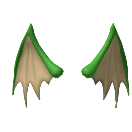 Green Scalie Dragon Wings