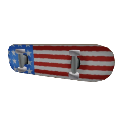 Side Skateboard of American Flag