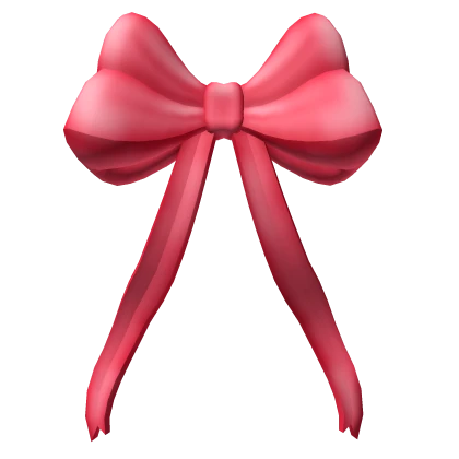 Hot Pink Flowy Bow