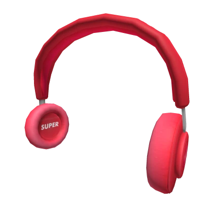 Red Super Headphones