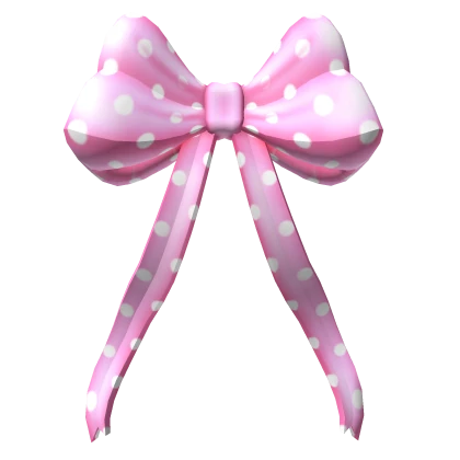 Polkadot Flowy Bow