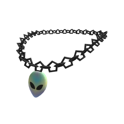 Holographic Alien Necklace 3.0 Black