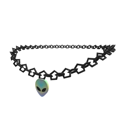 Holographic Alien Necklace 1.0 Black