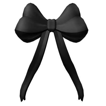 Dark Flowy Bow