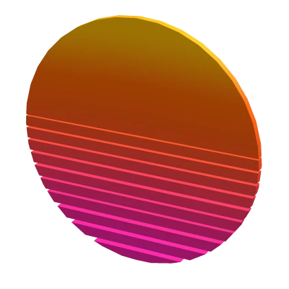 Retrowave Scene: Synth Sun