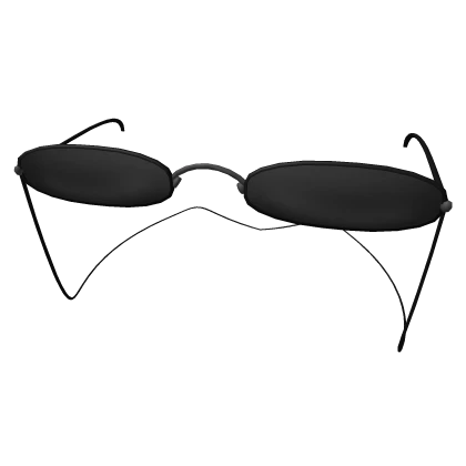 Black Retro Aesthetic Sunglasses