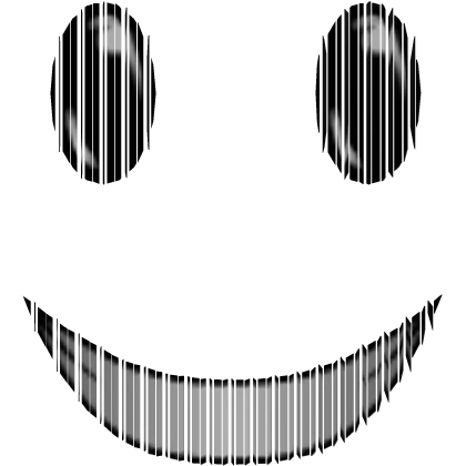 Glitched Haunting Smile