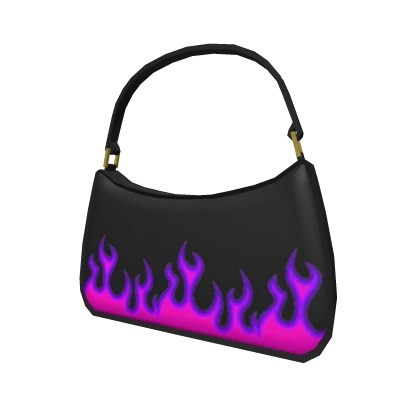 Flame Purse Purple