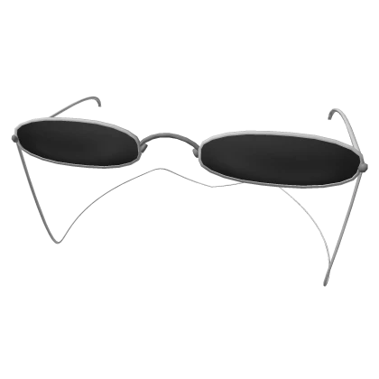 Black & Silver Retro Aesthetic Sunglasses