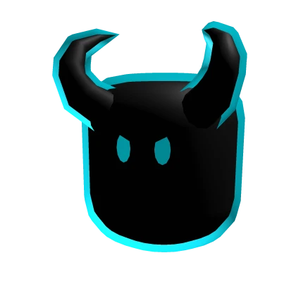 Cyan Toony Demon Head