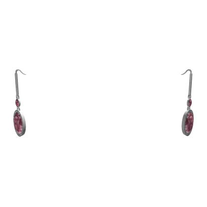 Pink Diamond Earrings