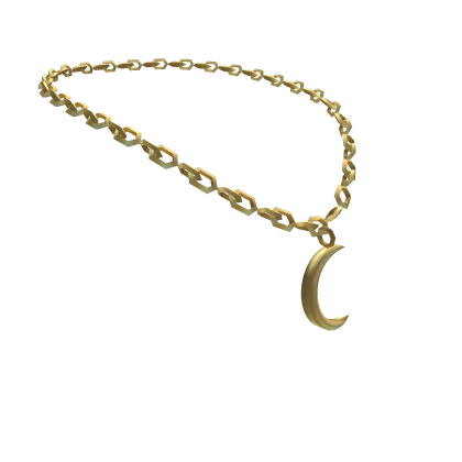 Crescent Gold Moon Necklace