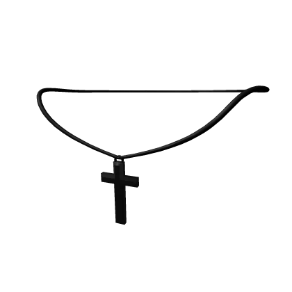 Black Cross Necklace 1.0