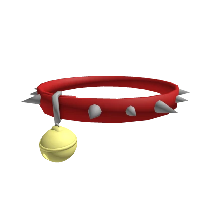 Red Spiked Cat Collar 