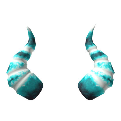 Cyan Frostbite Horns