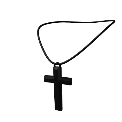 Black Cross Necklace 3.0