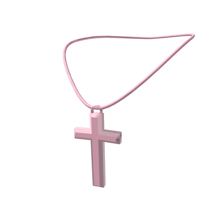 Pink Cross Necklace 3.0