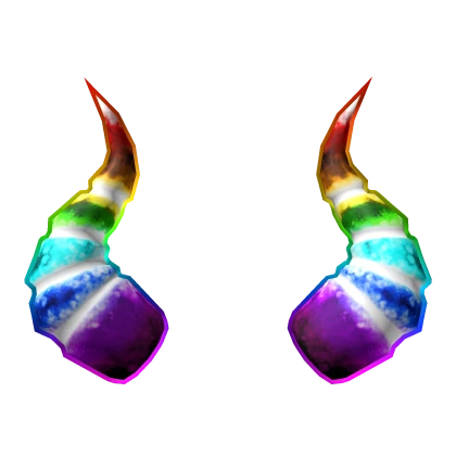 Rainbow Frostbite Horns