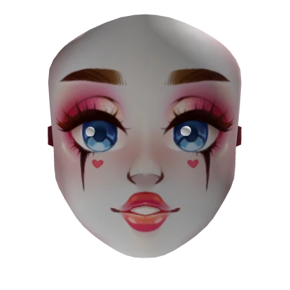 Pink Porcelain Face Mask