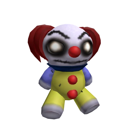 Scary Clown Plush (back)