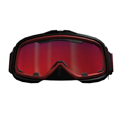 Red Tech Goggles (Raised)