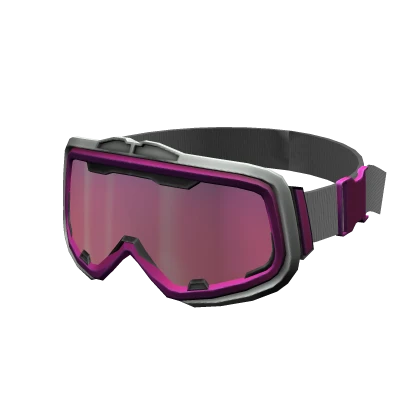 Pink Techwear Goggles (Lowered)