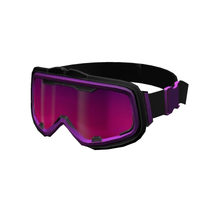 Purple Techwear Goggles (Lowered)