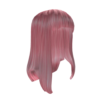 Pink Hair with Bangs