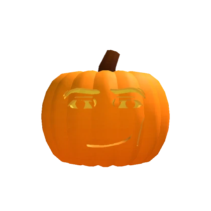 Man Face Pumpkin