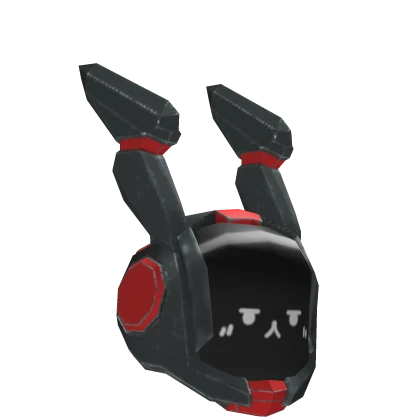 Cyber Bunny Helmet - Red