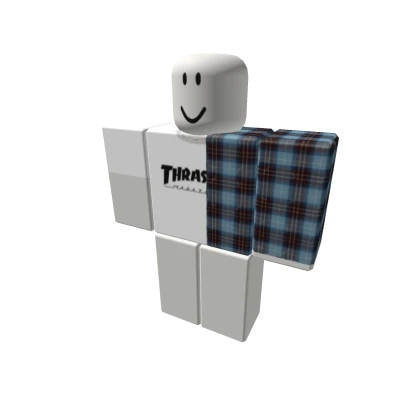 🔥Thrasher Shirt w/ Blue Plaid Slender🔥