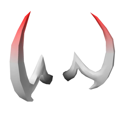 Inverted Wicked Horns (Red)