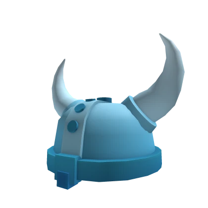 Ice Blue Viking Helmet