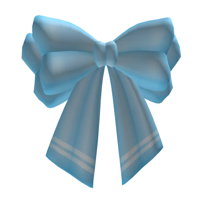 Lovely Cute Blue Bow