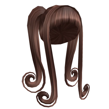 Swirly Pigtails Brown