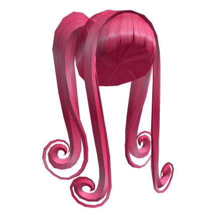 Swirly Pigtails Pink