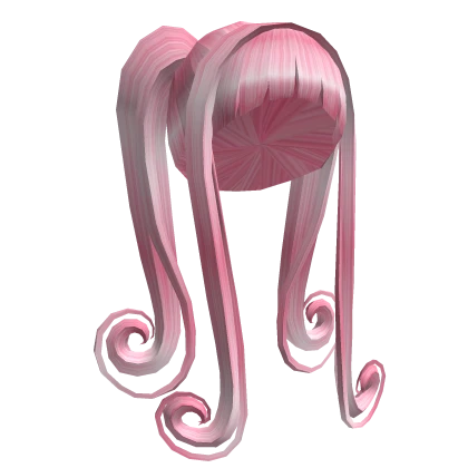 Swirly Pigtails Light Pink