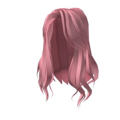 Wavy Pink Voluminous Hair