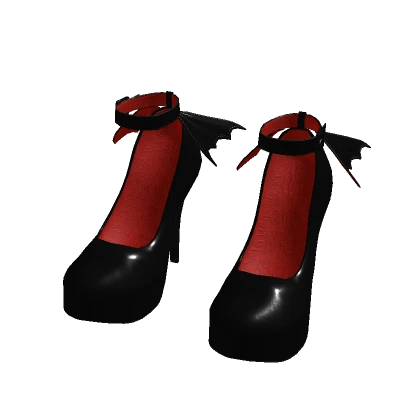♾️ Black vampire lady heels