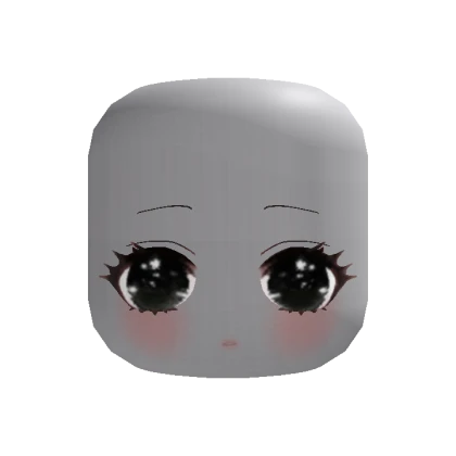 🍀Animated Makeup Blush Face (Black)