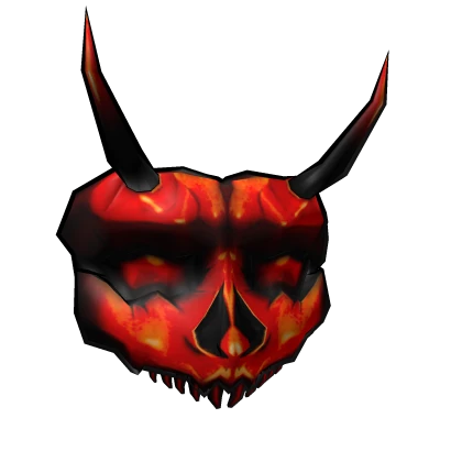 Cyber Oni Mask - Red