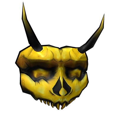 Cyber Oni Mask - Yellow