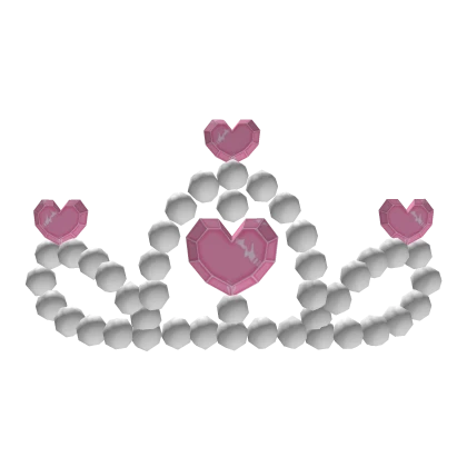 Pink Pearly Tiara