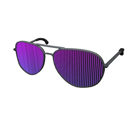 Color Changing: Pink to Blue Retro Aviator Glasses