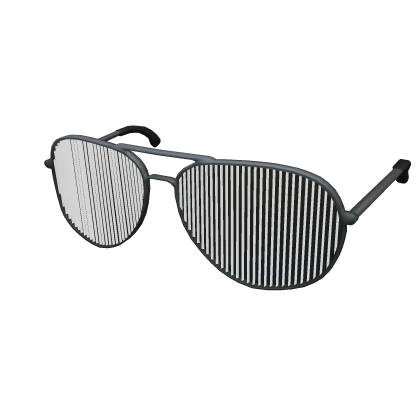 Color Changing: White to Black Aviator Glasses