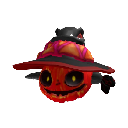 🎃 Rosy Pumpkin Wizard Helmet