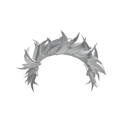 Feather Boa Headband (White)