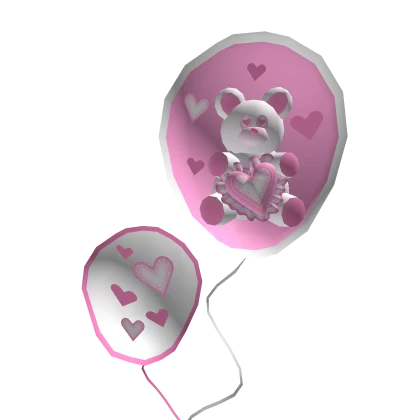 Bear & Hearts Balloons