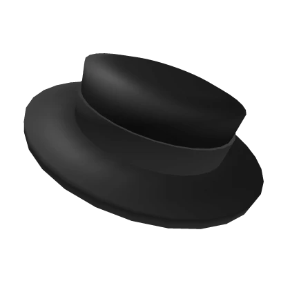 Black Porkpie Hat